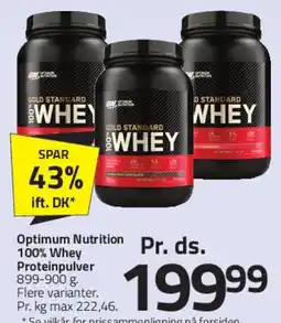 Fleggaard Optimum Nutrition 100% Whey tilbud
