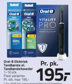 Fleggaard Oral-B Elektrisk tandbørste / tandbørstehoveder tilbud