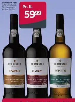 Fleggaard Burmester Port (several varieties) tilbud