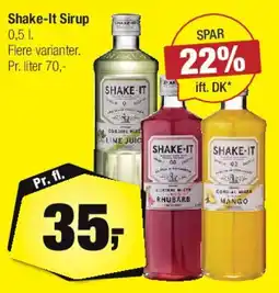Calle Shake-It Syrup tilbud