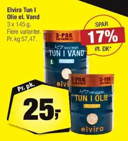 Calle Tun i olie / tun i vand tilbud