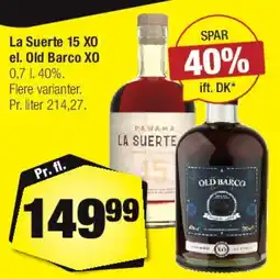 Calle La Suerte 15 XO / Old Barco XO tilbud