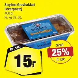 Calle Strynhs Grovhakket Leverpostej tilbud