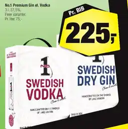Calle No.1 Swedish Vodka / Swedish Dry Gin (3 l BIB) tilbud