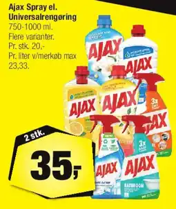 Calle Ajax Spray Universalrengøring tilbud