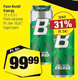 Calle Fake Kondi Energy tilbud