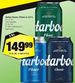 Calle Harboe Classic / Pilsner 0.0% tilbud