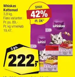 Calle Whiskas Kattemad (stor pose) tilbud