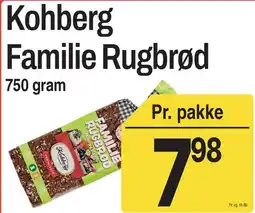 ABC Lavpris Kohberg Familie Rugbrød tilbud