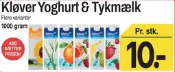 ABC Lavpris Kløver Yoghurt & Tykmælk tilbud