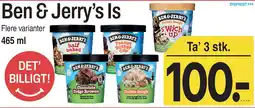 ABC Lavpris Ben & Jerry's Is tilbud