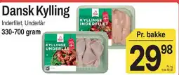 ABC Lavpris Dansk Kylling (Inderfilet / Underlår) tilbud