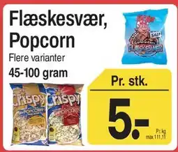 ABC Lavpris Flæskesvær / Popcorn tilbud