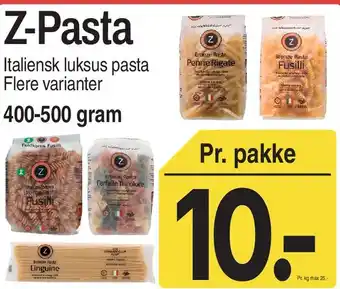 ABC Lavpris Z-Pasta tilbud