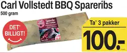 ABC Lavpris Carl Vollstedt BBQ Spareribs tilbud