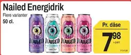 ABC Lavpris Nailed Energidrik tilbud