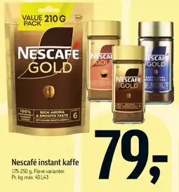 Føtex Nescafé instant kaffe tilbud