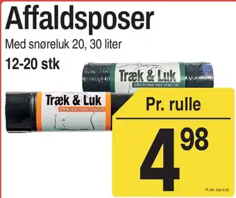 ABC Lavpris Affaldsposer tilbud
