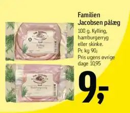 Føtex Familien Jacobsen pålæg tilbud