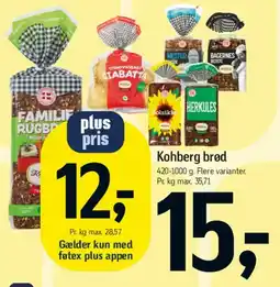 Føtex Kohberg brød tilbud