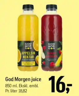 Føtex God Morgen juice tilbud