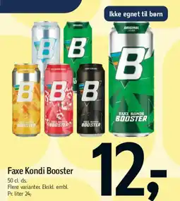 Føtex Faxe Kondi Booster tilbud