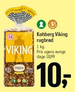 Føtex Kohberg Viking rugbrød tilbud
