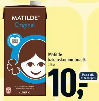 Føtex Matilde kakaoskummetmælk tilbud