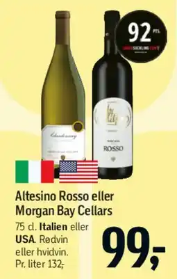 Føtex Altesino Rosso eller Morgan Bay Cellars tilbud
