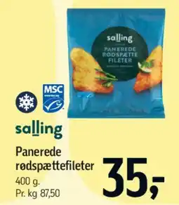 Føtex Panerede rødspættefileter tilbud