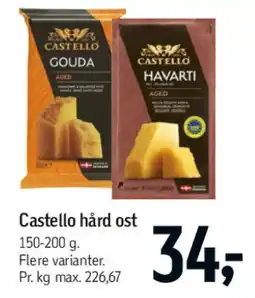Føtex Castello hård ost tilbud
