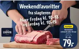 Føtex Håndskåret entrecote eller rib eye tilbud
