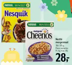 Føtex Nestlé morgenmad tilbud