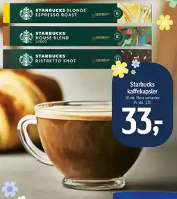 Føtex Starbucks kaffekapsler tilbud