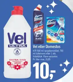 Føtex Vel eller Domestos tilbud