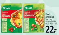 Føtex Knorr dinner kit tilbud