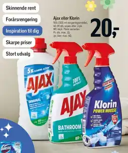 Føtex Ajax eller Klorin tilbud