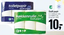 Føtex Godt papir (køkkenrulle / toiletpapir) tilbud