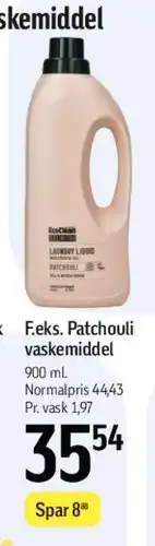Føtex Patchouli vaskemiddel tilbud