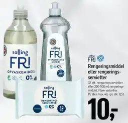 Føtex Rengøringsmiddel eller rengøringsservietter tilbud