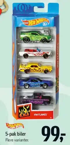 Føtex 5-pak biler tilbud