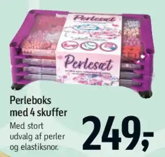 Føtex Perleboks med 4 skuffer tilbud