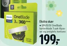 Føtex OneBlade Ekstra skær (3-pak) tilbud