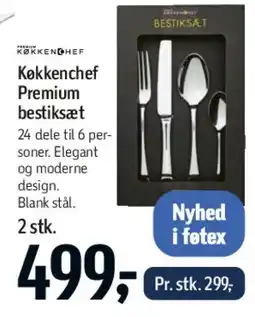 Føtex Køkkenchef Premium bestiksæt tilbud