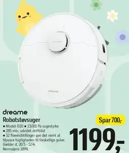Føtex dreame Robotstøvsuger (Model D20) tilbud