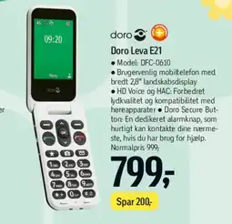 Føtex Doro Leva E21 tilbud