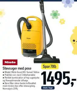 Føtex Støvsuger med pose tilbud