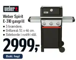 Føtex Weber Spirit E-310 gasgrill tilbud