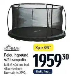 Føtex F.eks. Inground 426 trampolin tilbud