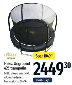 Føtex F.eks. Onground 426 trampolin tilbud